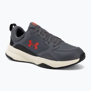 Pánske tréningové topánky Under Armour Charged Edge castlerock/winter white/anthem red