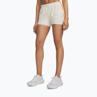 Dámske bežecké šortky Under Armour Velociti Pro 4" 2N1 Shorts stone/reflective