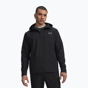 Pánska tréningová bunda Under Armour Tech Utility Woven Jacket black/black/steel