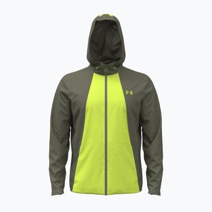 Pánska tréningová bunda Under Armour Tech Utility Woven Jacket marine od green/green citrine/green citrine