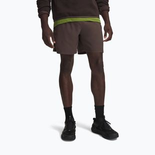 Pánske tréninkové šortky Under Armour Vanish Woven 2.0 Shorts peppercorn/white