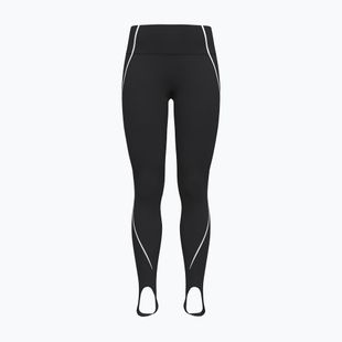 Dámske tréningové legíny Under Armour Meridian Contour Stirrup Leggings ultimate black/white/ultimate black