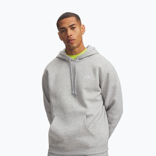 Pánska mikina Under Armour Rival Fleece Hoodie mod gray light heather/white