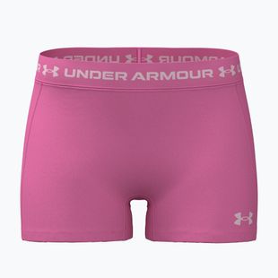 Dámske tréningové šortky Under Armour HeatGear Shorty pink frenzy/prime pink