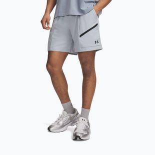 Pánske tréninkové šortky Under Armour Unstoppable Woven Shorts blue fog/black