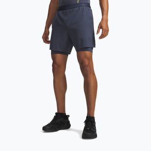 Pánske tréninkové šortky Under Armour Vanish Elite 2IN1 Shorts downpour gray/downpour gray