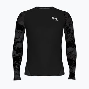 Pánske tréningové tričko longsleeve Under Armour HG Armour Comp ultimate black/white