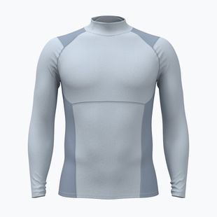 Pánske tréningové tričko longsleeve Under Armour Coldgear Elite Comp Mock blue fog/blue wind/reflective
