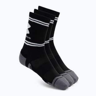 Ponožky Under Armour Perf Tech Nov Crew 3 pack ultimate black/ultimate black/white