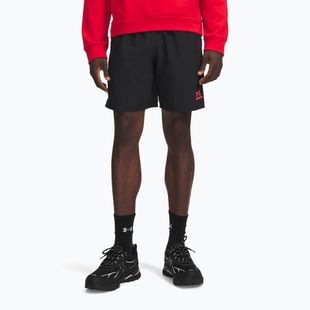 Pánske tréninkové šortky Under Armour Tech Sport black/racer red/racer red