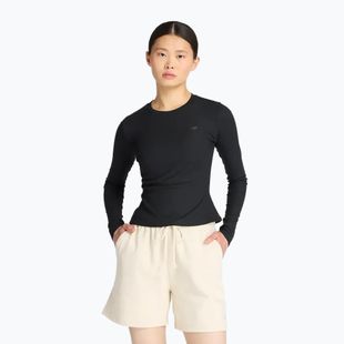 Dámske tričko longsleeve New Balance Micro-Rib black
