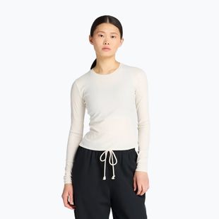 Dámske tričko longsleeve New Balance Micro-Rib white