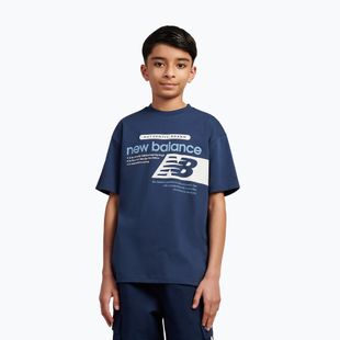 Detské tričko New Balance Authentic Brand Players Graphic Tee nb navy