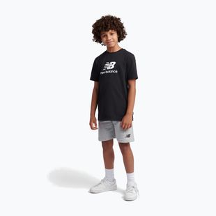 Detská súprava New Balance Stacked Logo Tee & FT Short nb caviar