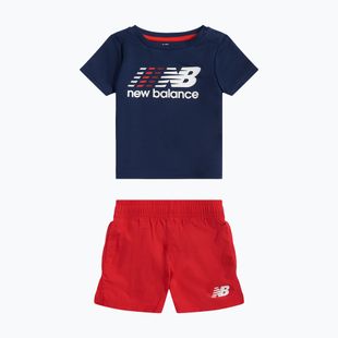 Detská súprava New Balance Contrast Athletic Tee & Nylon Short nb navy