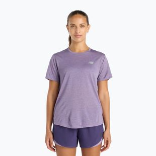Dámske tričko New Balance Athletics candied violet heather