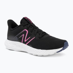 Dámske bežecké topánky New Balance Fresh Foam 411's V3 black/real pink/blue oyster