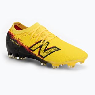Futbalové kopačky New Balance Furon Elite V8 FG punch yellow/black 100/fire cracker