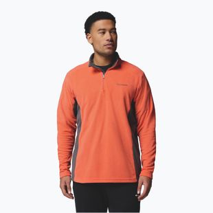 Pánska fleecová mikina Columbia Klamath Range II HZ zing/shark