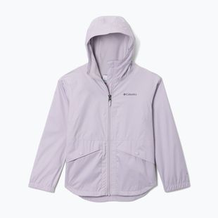 Detská bunda do dažďa Columbia Rainy Trails II Fleece lavender pearl