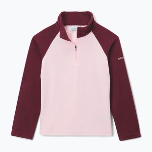 Detská fleecová mikina Columbia Glacial Fleece satin pink/rich wine