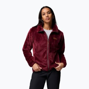 Dámska bunda Columbia Fire Side II Sherpa Full Zip rich wine