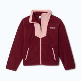 Detská fleecová mikina Columbia Sequoia Grove Full Zip Fleece rich wine/eraser pink