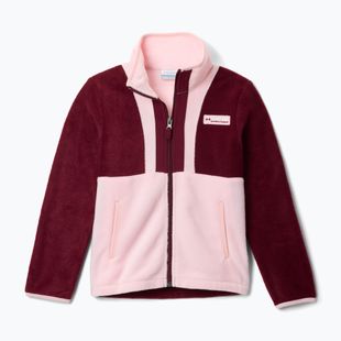 Pánska mikina Columbia Back Bowl II Full Zip rich wine/satin pink