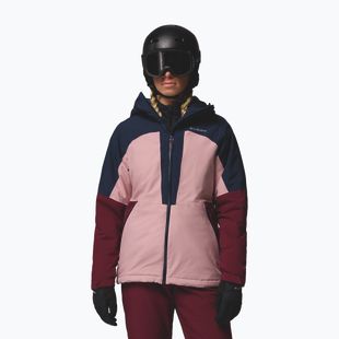 Dámska lyžiarska bunda Columbia Liftline eraser pink/collegiate navy/rich wine