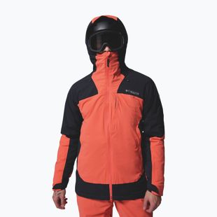 Pánska lyžiarska bunda Columbia Cirque Bowl spice/spicy black/zing