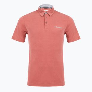 Pánske tričko Columbia Nelson Point Polo washed red