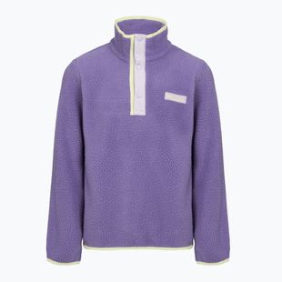 Detská fleecová mikina Columbia Halvetia II Half Snap Fleece stormwatch/lavender pearl