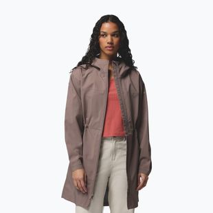 Dámsky nepremokavýplášť Columbia Weekend Adventure II Long Shell iron