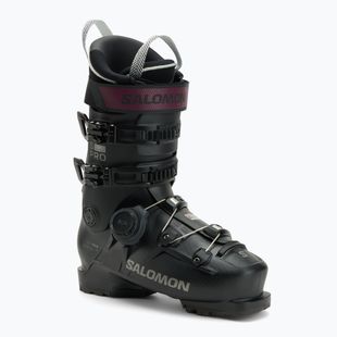 Pánske lyžiarske topánky Salomon S/Pro Supra Boa 100 GW black/dark grey metallic/burgundy metallic