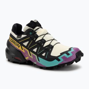 Dámske bežecké topánky Salomon Speedcross 6 GTX transparent yellow/black/waterfall