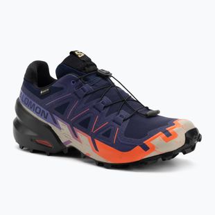 Pánske bežecké topánky Salomon Speedcross 6 GTX maritime blue/black/cherry tomato