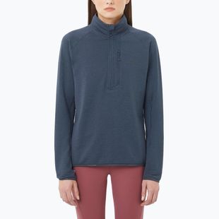 Dámska trekingová mikina Salomon Essential Lightwarm Half Zip blue night