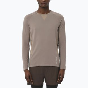 Pánske bežecké tričko longsleeve Salomon Sense Aero Seamless Tee iron