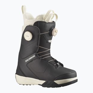 Dámske snowboardové topánky Salomon Kiana Dual Boa W black/black/vanilla ice