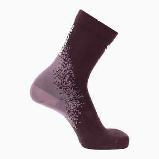 Ponožky Salomon Gravel Crew butterfly/dusky orchid/huckleberry