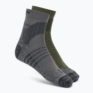 Ponožky Salomon X Ultra Access Quarter 2 párov excalibur/olive night