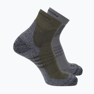 Ponožky Salomon X Ultra Access Quarter 2 párov excalibur/olive night
