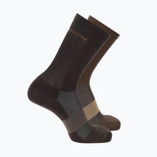 Ponožky Salomon Evasion Crew 2 párov dark earth/walnut