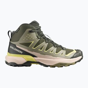 Pánske trekingové topánky Salomon X Ultra 360 Edge Mid GTX olive night/aloe