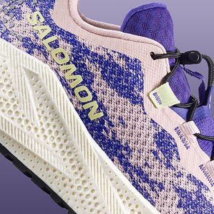 Dámske bežecké topánky Salomon Aero Glide 4 GRVL shadow gray/deep blue/butterfly