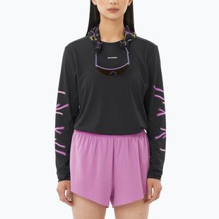 Dámske bežecké tričko longsleeve Salomon Shakeout Core deep black