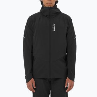 Pánska bežecká bunda Salomon Ultra Softshell Jacket deep black