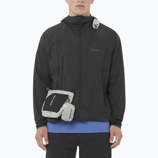 Pánska vetrovka Salomon Outwind Full Zip deep black