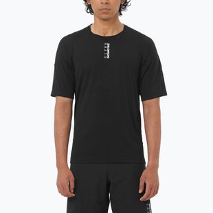 Pánske bežecké tričko  Salomon Ultra Tee deep black