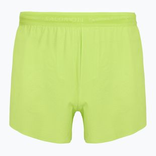 Pánske bežecké šortky Salomon Sense Aero SPLT 3" acid lime